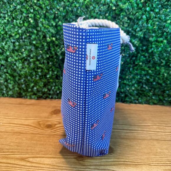 NWT Target's Vineyard Vine Wine Tote Bag Red White Blue Great Gift - Picture 6 of 8